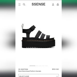 Dr Marten Platform Sandals